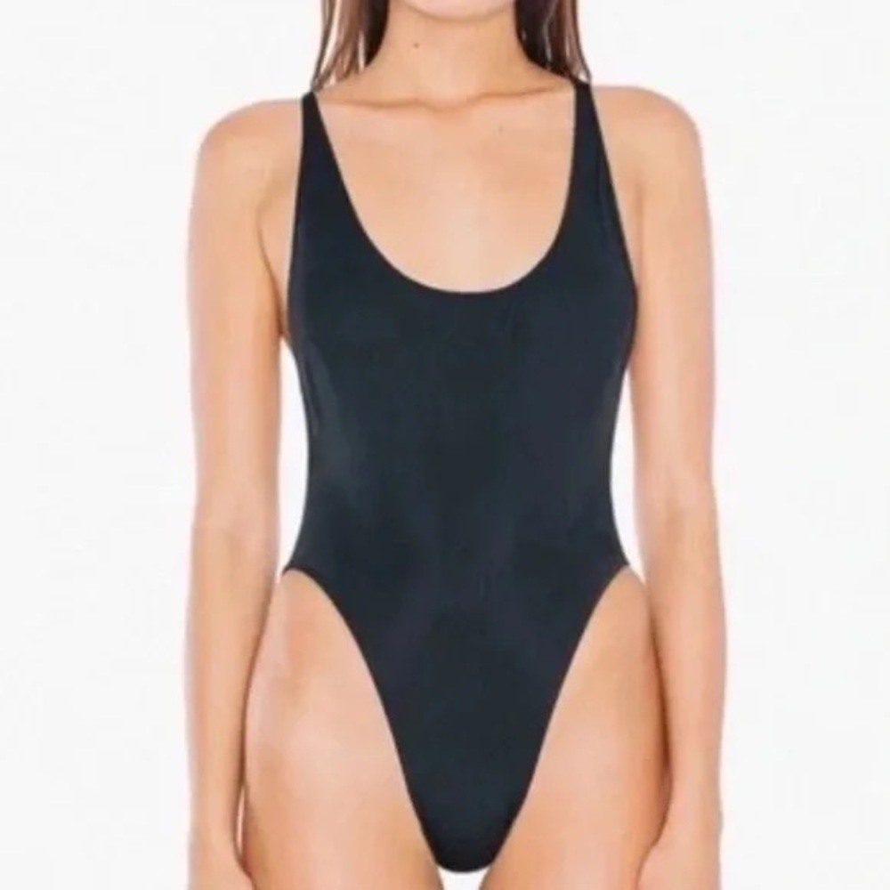 American Apparel High Cut Swimsuit Small